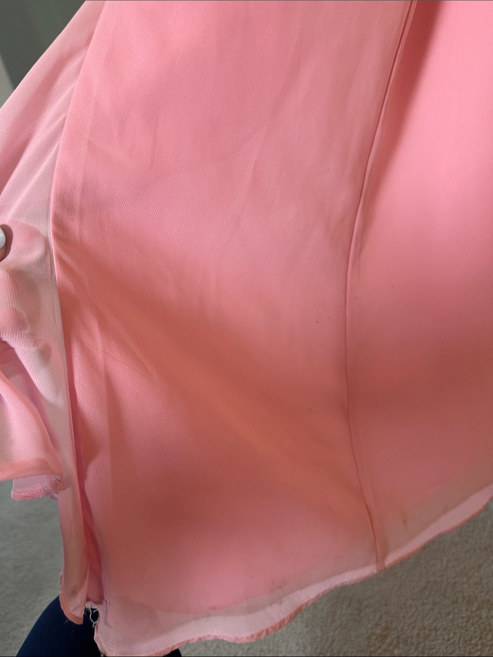 Revelry Pink Ruffle High-Low Maxi Dress - Picture 4 of 4